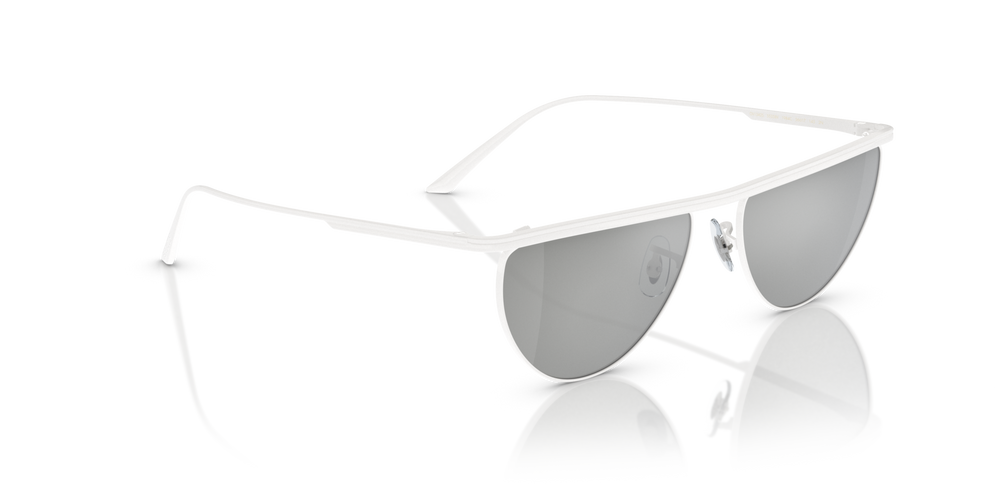 Oliver Peoples 1984C with Shiny White frame and Silver lenses - image 3