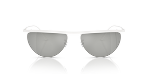 Oliver Peoples 1984C con montatura Bianco Lucido e lenti  Argento - L'immagine 2