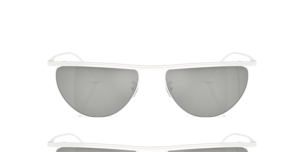 Oliver Peoples 1984C with Shiny White frame and Silver lenses - image 2