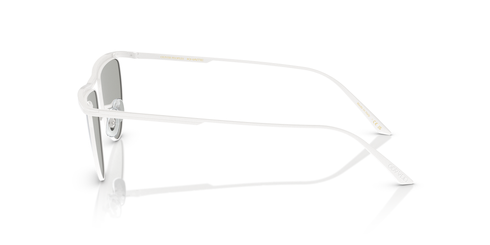 Oliver Peoples 1984C con montura Blanco Brillante y lentes Plateado - El 4