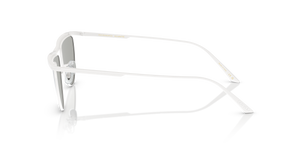 Oliver Peoples 1984C con montura Blanco Brillante y lentes Plateado - El 4