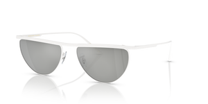 Oliver Peoples 1984C con montatura Bianco Lucido e lenti  Argento - L'immagine 1