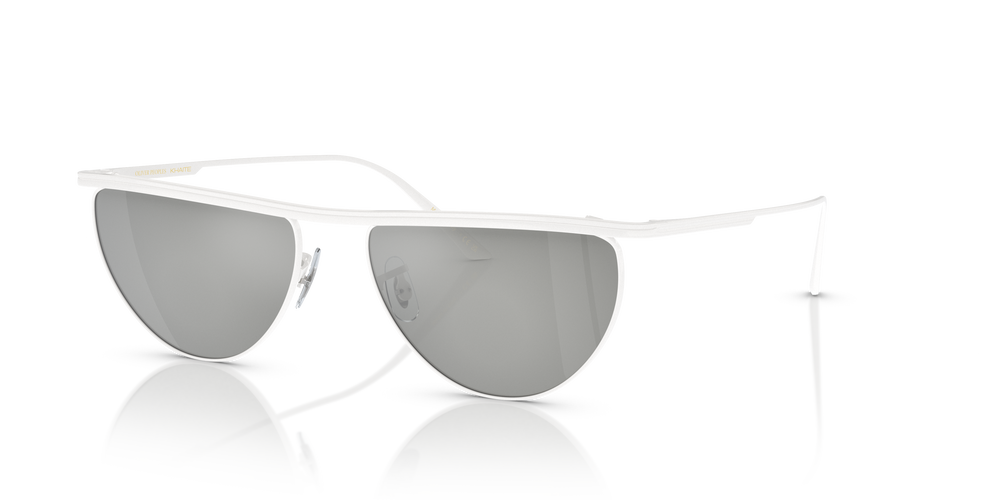 Oliver Peoples 1984C with Shiny White frame and Silver lenses - Image 4