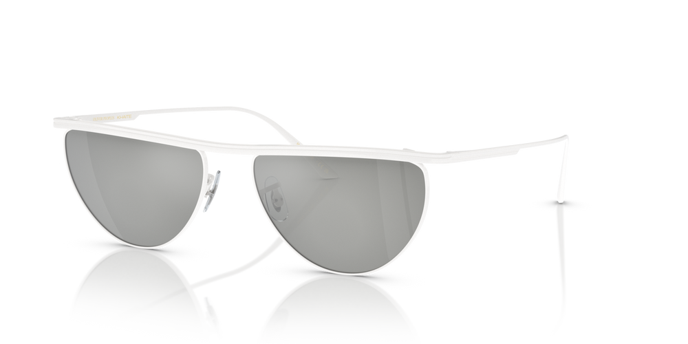 Oliver Peoples 1984C with Shiny White frame and Silver lenses - image 1