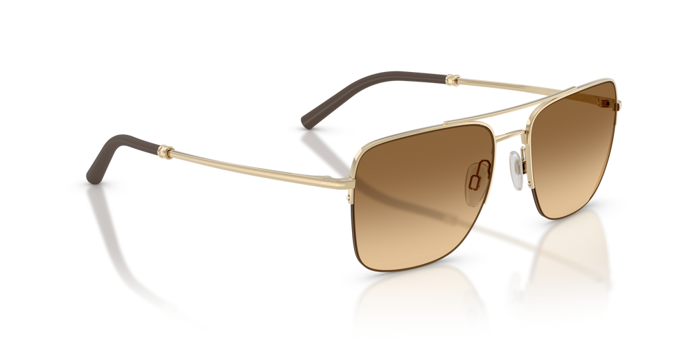 Oliver Peoples R-2 with Gold frame and Brown lenses - image 3