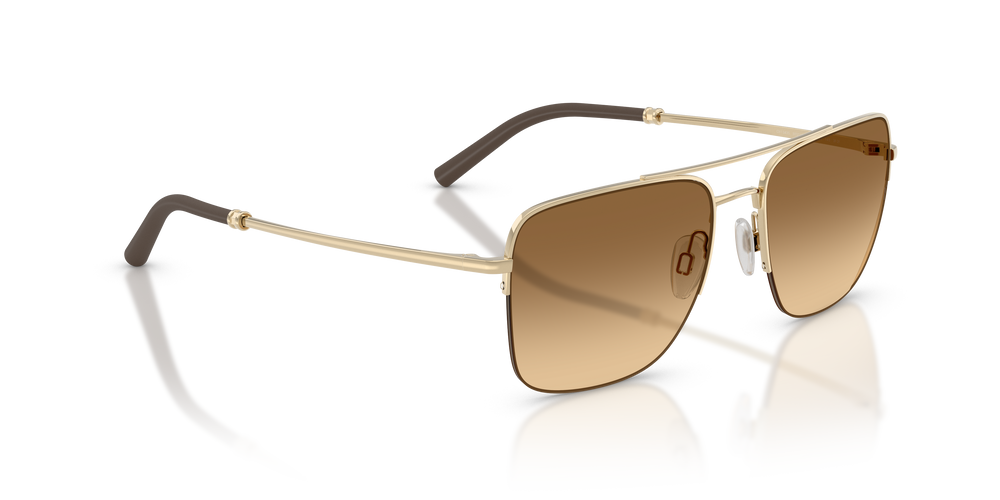 Oliver Peoples R-2 with Gold frame and Brown lenses - Image 3