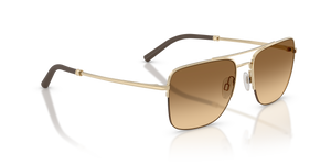 Oliver Peoples R-2 with Gold frame and Brown lenses - Image 3