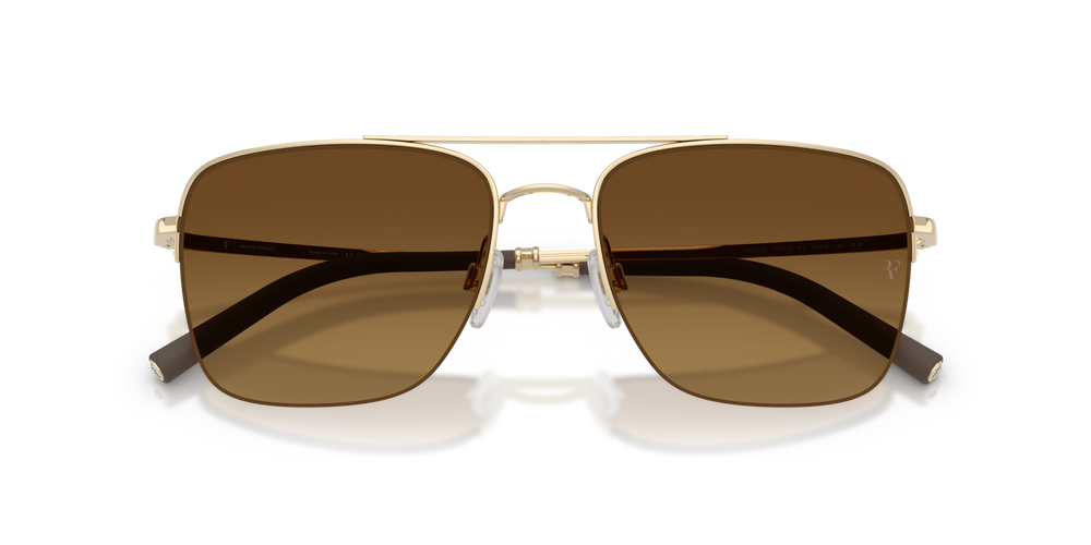 Oliver Peoples R-2 with Gold frame and Brown lenses - image 6