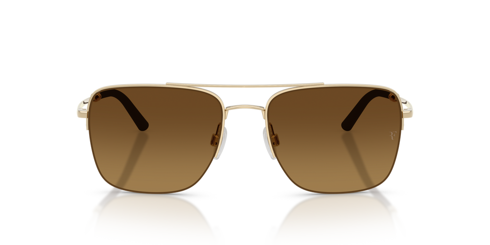 Oliver Peoples R-2 with Gold frame and Brown lenses - image 8