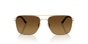 Oliver Peoples R-2 with Gold frame and Brown lenses - Image 8