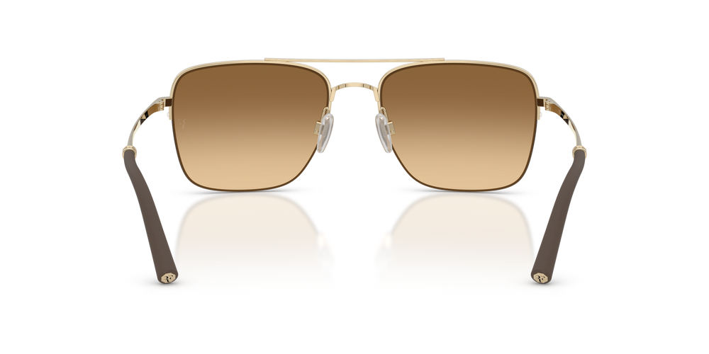 Oliver Peoples R-2 with Gold frame and Brown lenses - image 5
