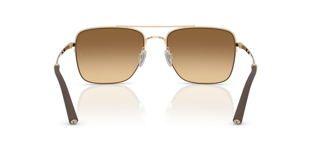 Oliver Peoples R-2 with Gold frame and Brown lenses - image 5
