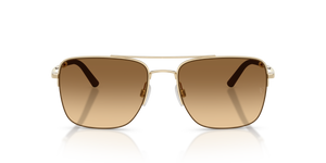 Oliver Peoples R-2 with Gold frame and Brown lenses - Image 2