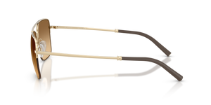 Oliver Peoples R-2 with Gold frame and Brown lenses - Image 4