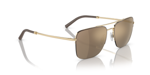 Oliver Peoples R-2 con montura Sombra/dorado y lentes Oro - El 3