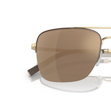 Sie Oliver Peoples R-2 mit Umber/Gold Gestell und Gold Gläsern - Variant