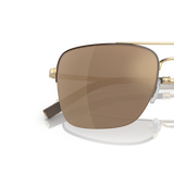 Sie Oliver Peoples R-2 mit Umber/Gold Gestell und Gold Gläsern - Variant