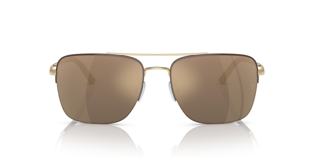 Oliver Peoples R-2 con montura Sombra/dorado y lentes Oro - El 2