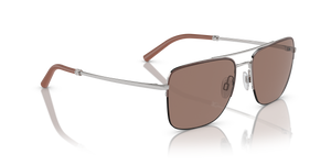 Oliver Peoples R-2 with Brick/Silver frame and Brown lenses - Image 3