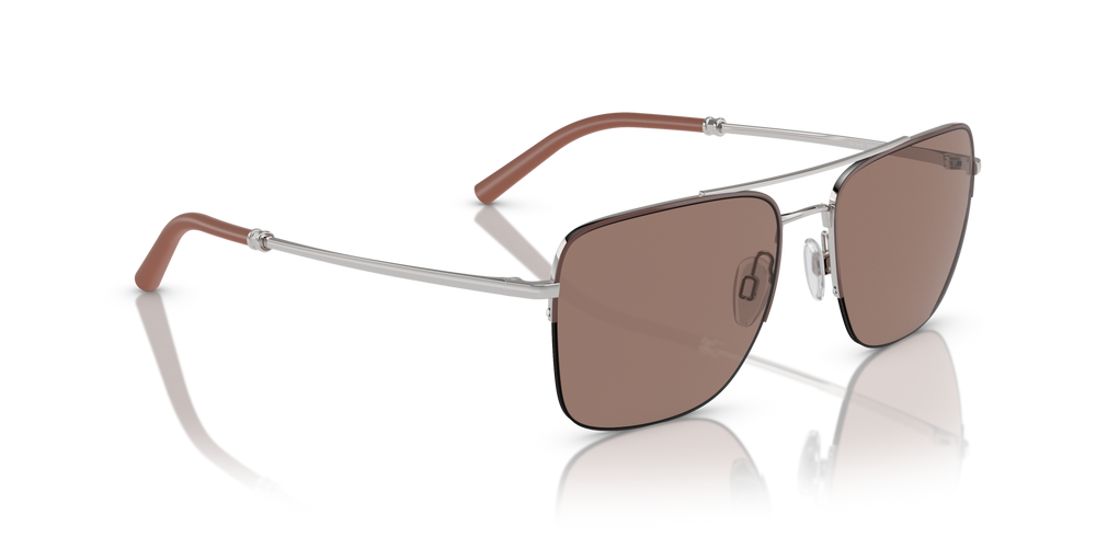 Oliver Peoples R-2 with Brick/Silver frame and Brown lenses - image 3