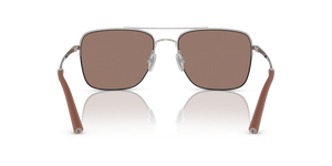 Oliver Peoples R-2 with Brick/Silver frame and Brown lenses - image 5