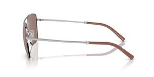 Oliver Peoples R-2 con montatura Brick/Silver e lenti  Marrone - L'immagine 4