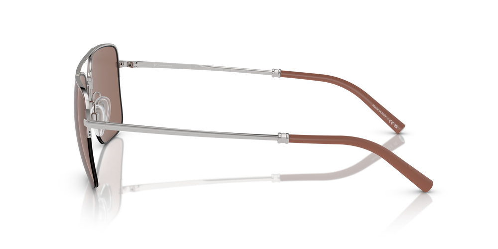 Oliver Peoples R-2 with Brick/Silver frame and Brown lenses - Image 4