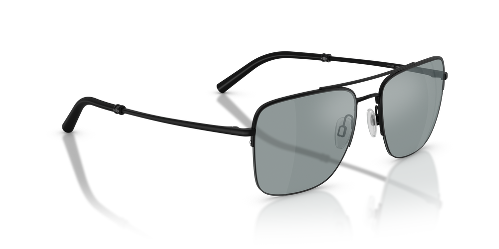 Oliver Peoples R-2 con montatura Nero Opaco e lenti  Grigio - L'immagine 3