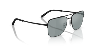 Oliver Peoples R-2 con montatura Nero Opaco e lenti  Grigio - L'immagine 3