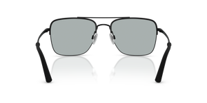 Oliver Peoples R-2 con montatura Nero Opaco e lenti  Grigio - L'immagine 5
