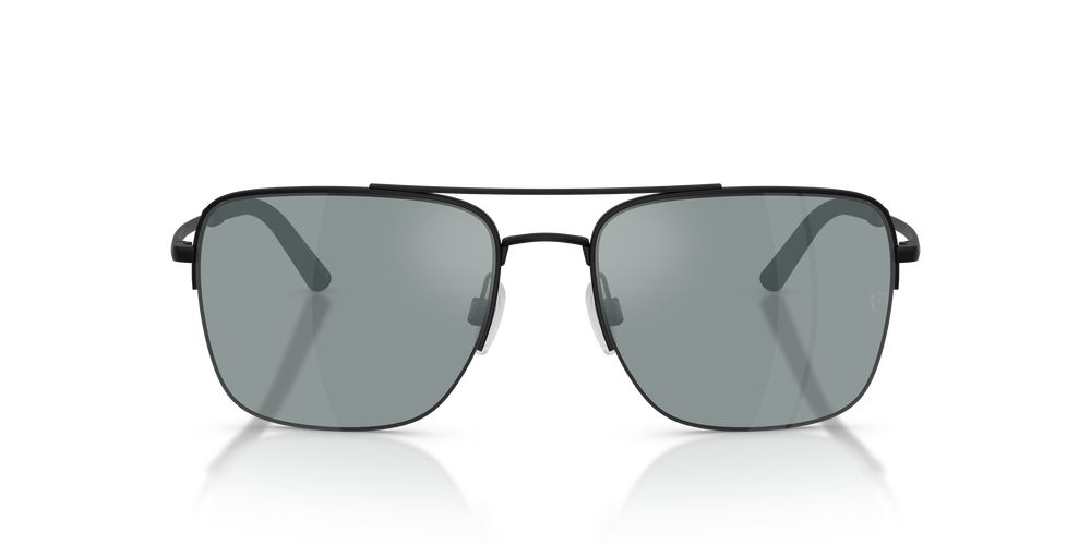 Oliver Peoples R-2 con montatura Nero Opaco e lenti  Grigio - L'immagine 2