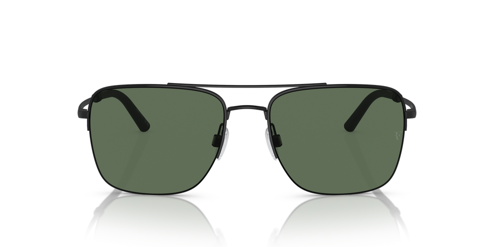 Oliver Peoples R-2 with Black/Matte Black frame and Green lenses - image 2