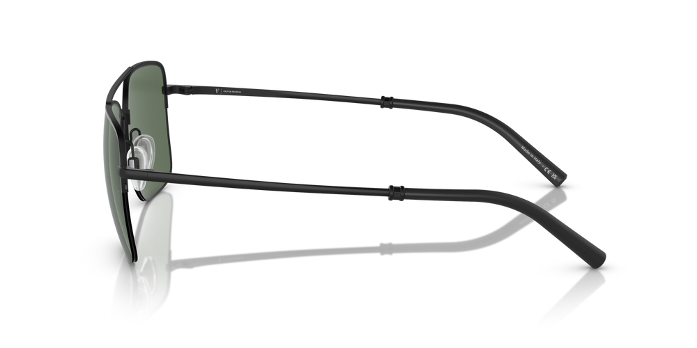 Oliver Peoples R-2 with Black/Matte Black frame and Green lenses - image 4