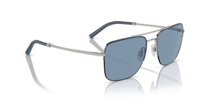 Oliver Peoples R-2 with Blue Ash/Brushed Silver frame and Blue lenses - image 3