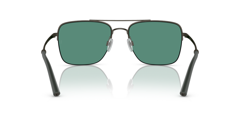 Oliver Peoples R-2 con montatura Ryegrass/Pewter e lenti  Verde - immagine 5