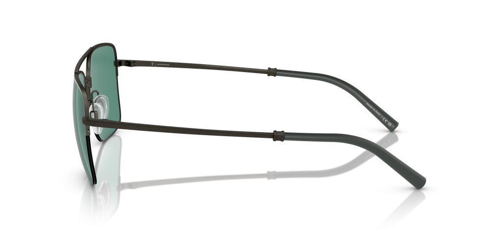 Oliver Peoples R-2 with Ryegrass/Pewter frame and Green lenses - Image 4