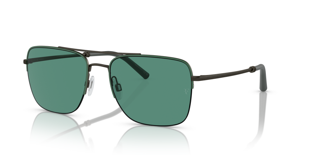 Sie Oliver Peoples R-2 mit Ryegrass/Pewter Gestell und Grün Gläsern - Das Bild 1