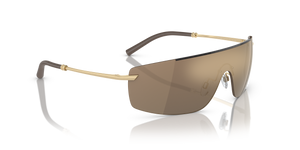 Oliver Peoples R-5 avec une monture Écaille de tortue/Or et des verres Or - L'image 3