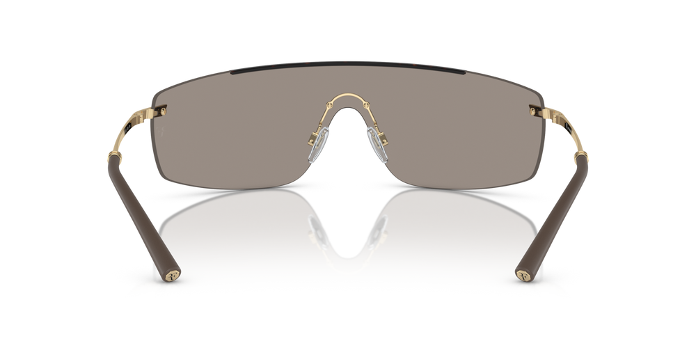 Oliver Peoples R-5 avec une monture Écaille de tortue/Or et des verres Or - image 5