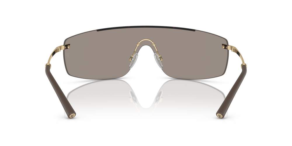 Oliver Peoples R-5 avec une monture Écaille de tortue/Or et des verres Or - L'image 5