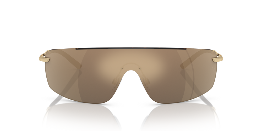 Oliver Peoples R-5 avec une monture Écaille de tortue/Or et des verres Or - image 2