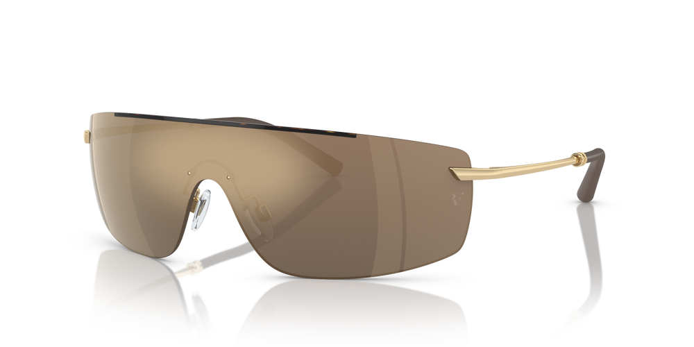 Oliver Peoples R-5 avec une monture Écaille de tortue/Or et des verres Or - image 4