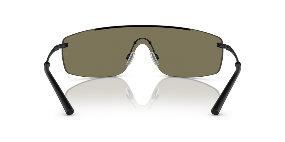 Oliver Peoples R-5 con montatura Nero/Nero opaco e lenti  Verde - immagine 5