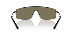 Oliver Peoples R-5 avec une monture Noir/Noir mat et des verres Vert - L'image 5