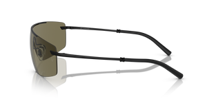 Oliver Peoples R-5 avec une monture Noir/Noir mat et des verres Vert - L'image 4