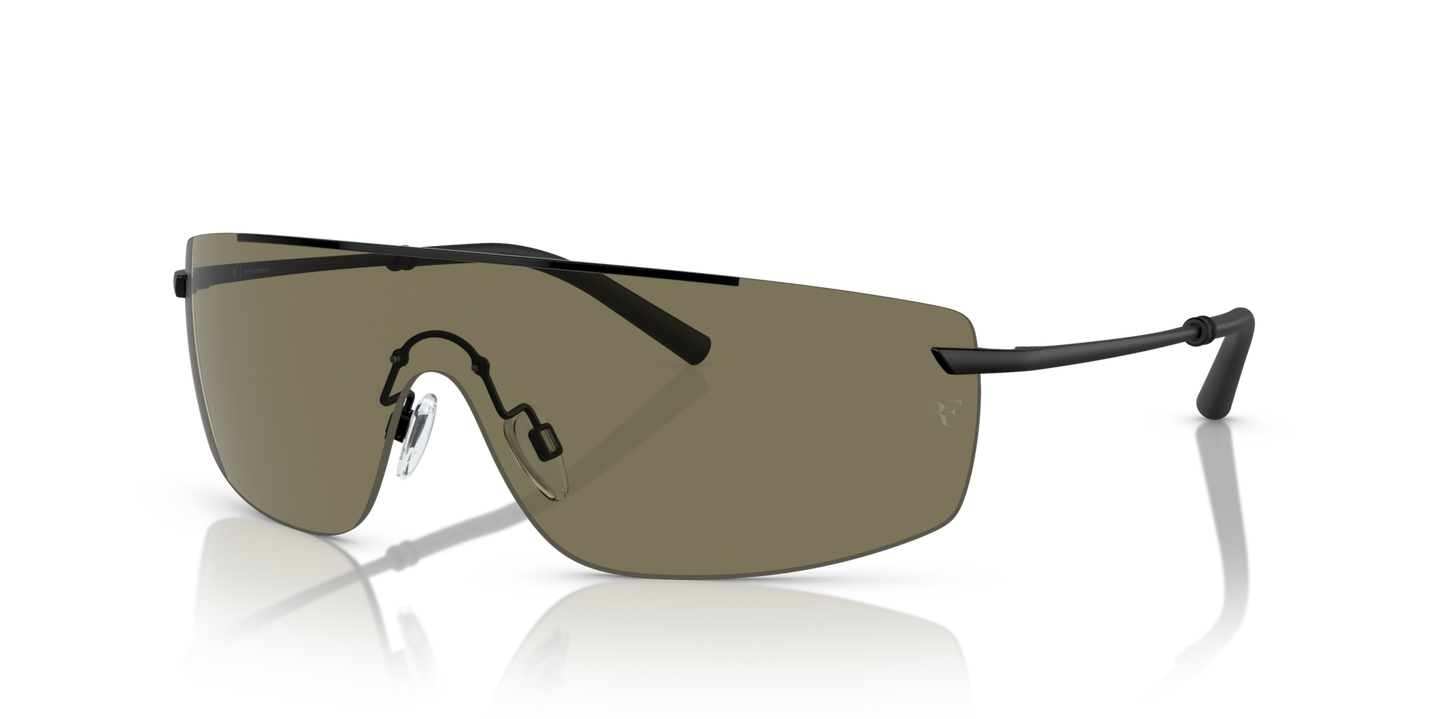 Oliver Peoples R-5 with Black/Matte Black frame and Green lenses - Image Eyewire Details