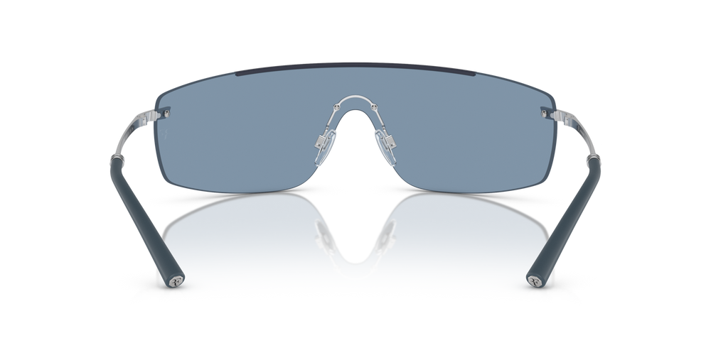 Oliver Peoples R-5 con montura Azul ceniza/plateado cepillado y lentes Azul - imagen 5