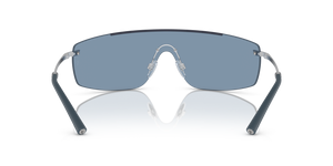 Oliver Peoples R-5 con montura Azul ceniza/plateado cepillado y lentes Azul - imagen 5