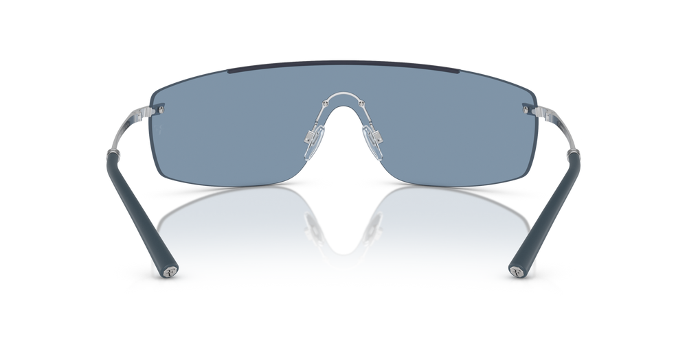 Sie Oliver Peoples R-5 mit Blue Ash/Brushed Silver Gestell und Blau Gläsern - bild 5