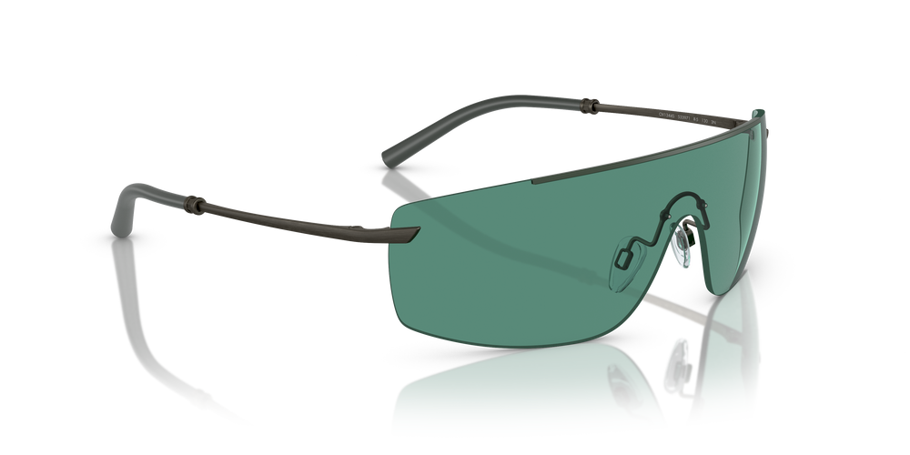 Oliver Peoples R-5 avec une monture Ivraie/étain et des verres Vert - L'image 3